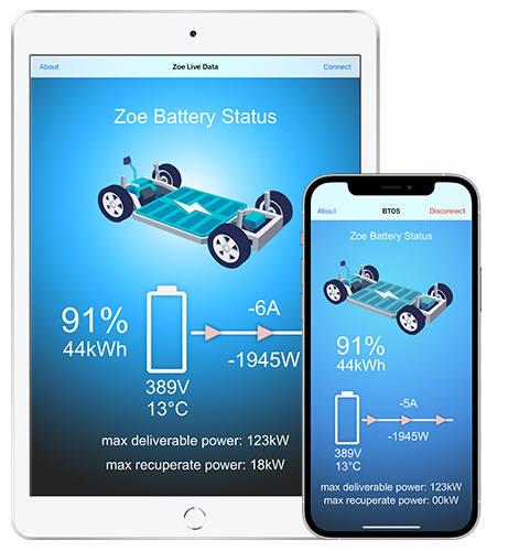 My Zoe Battery info App